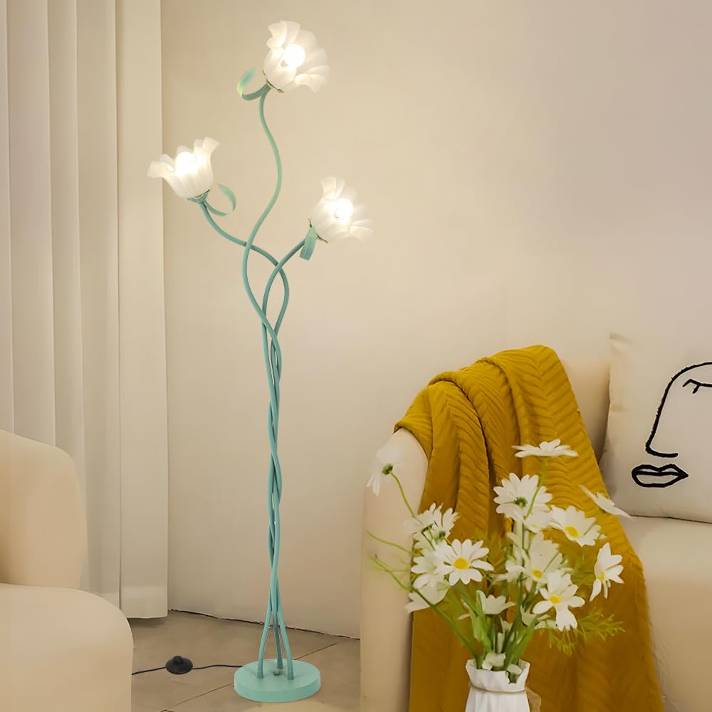 Amazon.co.jp : フラワーフロアライト 間接照明、LEDフロアスタンド
